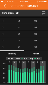 velocity output PUSH cleans